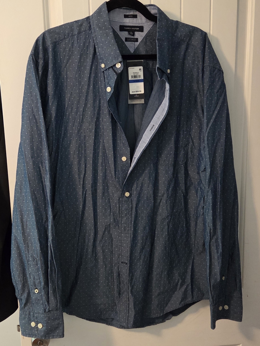 Tommy Hilfiger Blue Dot Button-Up Shirt